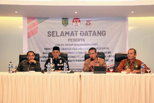 Dibuka Pj. Bupati Inhil, Inspektorat Gelar Sosialisasi Anti Korupsi Kepada Pimpinan dan Anggota DPRD Inhil