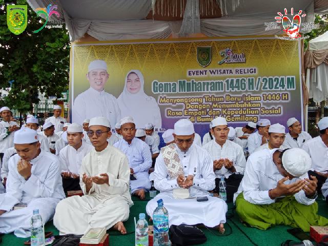 Pemkab Inhil Gelar Event Wista Religi Gema Muharram 1446 Hijriyah Dihadiri Ribuan Orang