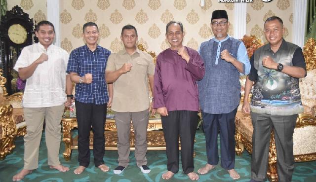 Pj Bupati Inhil Sambut Kunjungan Silaturahmi Kasrem 031/Wirabima